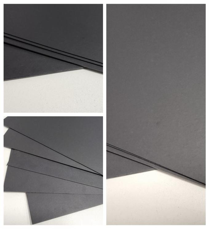 FSC SGS FDA Certified 350gsm 400gsm Black Cardboard For Notebook Covers