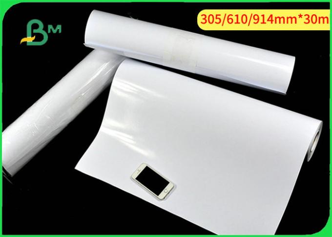 190gsm Photo Brilliant White Printing Paper Roll For Inkjet Printing 36'' * 30m 