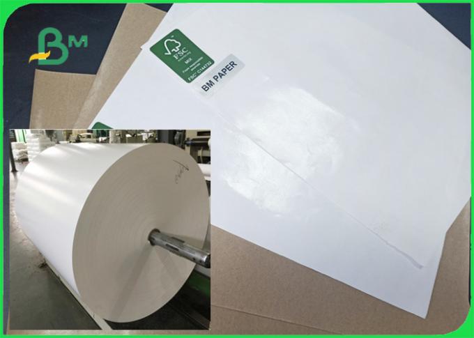 80gsm one side coated food grade high strength cups paper in roll