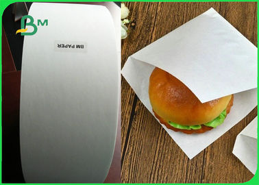 مخصص 28g الصف الغذاء ورقة بيضاء الشمع / ورق الكرافت لتغليف المواد الغذائية