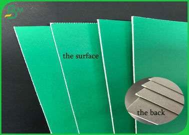1.2mm قابلة للطي من جانب واحد مغلفة بالكرتون الرمادي الأخضر في ورقة