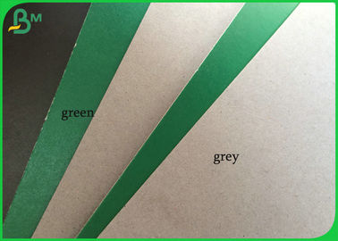 FSC مصدقة طلاء جانب واحد رمادي من جانب واحد ورقة خضراء carboard