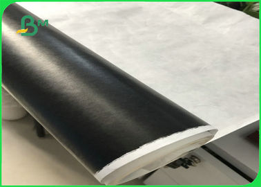 100 ٪ آمنة القابلة للتحلل 80gsm 135gsm مطبوعة ورقة القش السوداء رولز لصنع ورقة القش