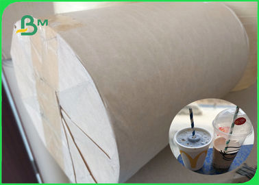 120gsm الداخلية الغذاء الصف ورقة القش الأبيض عرض 15MM لصنع القش ورقة