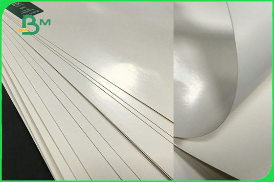 FSC FDA 300gsm العاج جانب واحد المغلفة لوحة بيضاء PE GC1 ورقة ورقة السلطانية