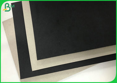 مربع المواد الصلبة 1.5 مم 2 مم سميكة من الطين الأسود ورقة من الورق المقوى الرمادي