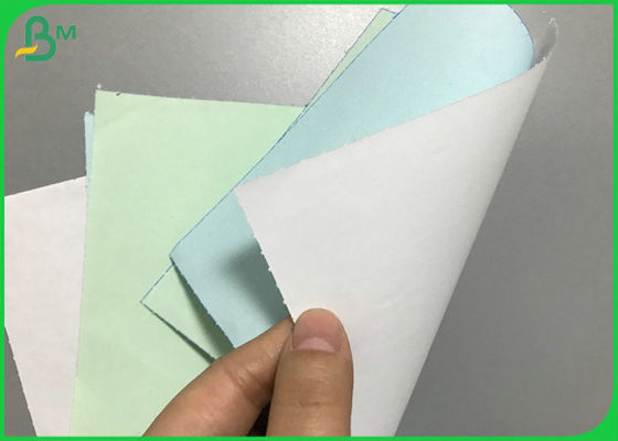 50gsm Blue Impression Carbonless NCR Paper Jumbo Roll لطباعة الفاتورة