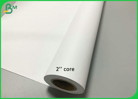 1270mm x 50m 2 '' Core 80g Inkjet Bond Paper Roll غير مصقول