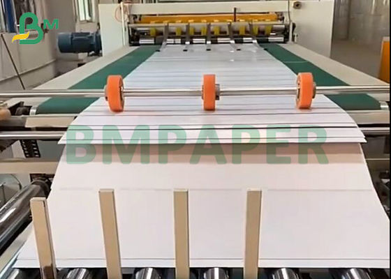 لوح أبيض قابل للطي 20pt C1S ورق من جانب واحد لامع مطلي بلوح 28 X 40 &quot;