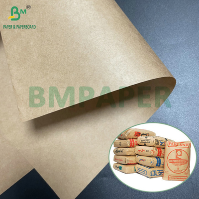 75grs 80grs البني نصف الممتدة أسمنت كيس الورق الكرافت 1020mm 1120mm