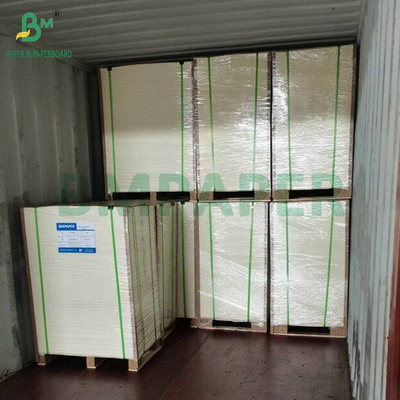 بطاقة الورقية البيضاء الطبيعية 600um 900um بطاقات البيرة غير المطلية ذات الجانبين المزدوجة