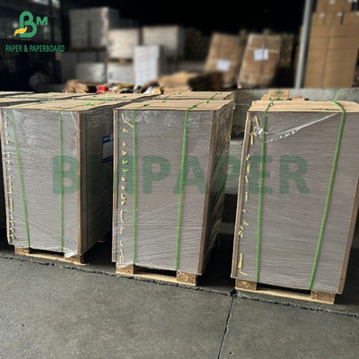 400 غرام 450 غرام من الورق المقوى C1S الرمادي خلفية ورق مزدوج 65 × 45 سم