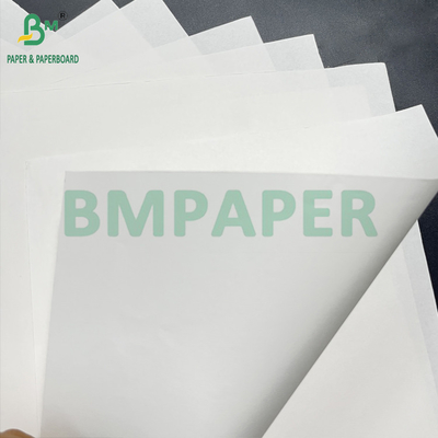 طعام ناعم الصف 70 - 150 GSM ورق الكرافت الأبيض المبيض 15 بوصة × 1000 قدم