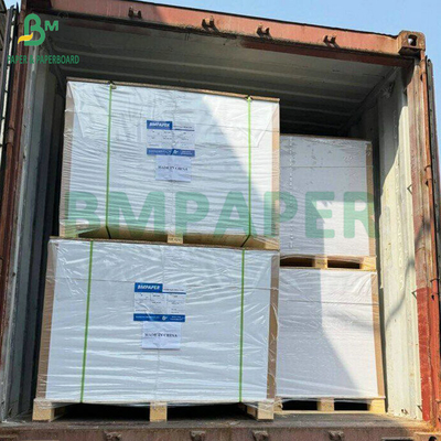 ورق مقاومة الرطوبة ملفوف من جانب واحد لامع 65g 70g للاسميات زجاجات البيرة