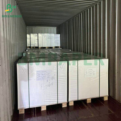 ورق مغلف بالفنون C1S أبيض لامع جداً 70grs 80grs