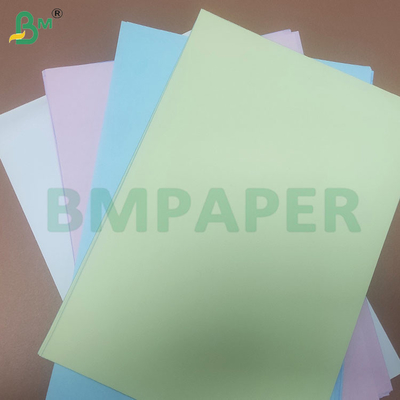 48-80 GSM مادة NCR أوراق نسخة بدون كربون في ألوان متعددة