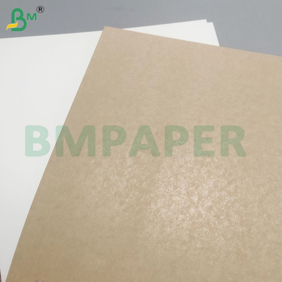 190gsm + 15gsm ورق البني المقوى بالبي اي المقاوم للماء لأكواب