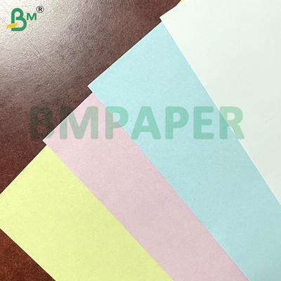55gsm صورة فارغة بيضاء / زرقاء ورق بلا كربون أدوات ورقية لطباعة الإيصالات NCR CB / CF / CFB