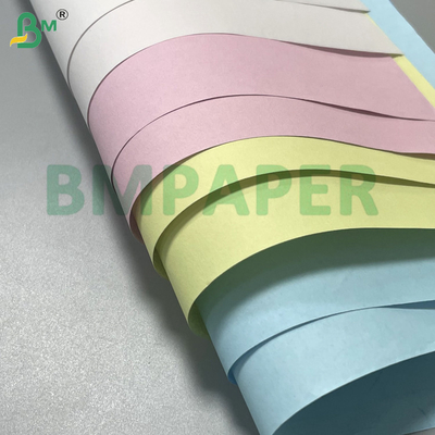 50-120gsm صورة واضحة مغلفة بلا كربون NCR ورق نسخ CB / CF / CFB أوراق للفواتير والإيصالات