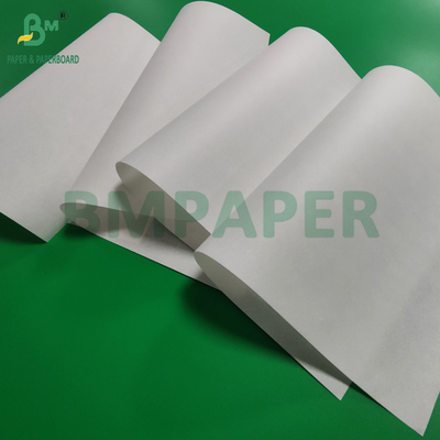 حرة من PFAS 35gsm 40gsm كيت 7 ورق أبيض مضاد للدهون للأطعمة المقلية 105 سم