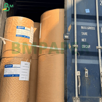لفة جامبو من ورق الطلاء الحراري الخالي من مادة BPA بوزن 55 جرامًا، طبيعي/أبيض ناصع 790 مم 860 مم