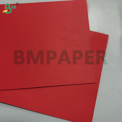 ورق مقوى أحمر لامع مزدوج الجوانب بوزن 120-400 جرام للمنتجات الفاخرة