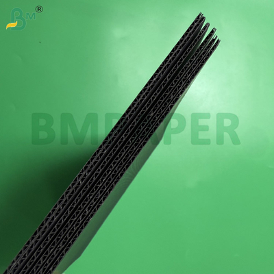 لوح أسود فاخر 440gsm E Flute، وجهين بلمسة نهائية غير لامعة غير مطلية