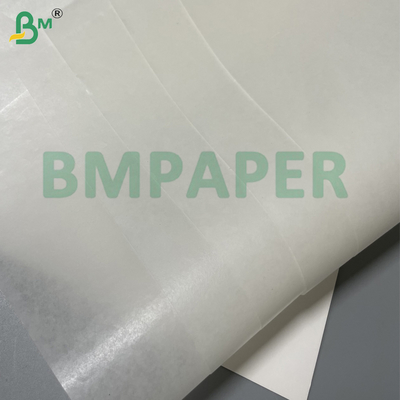 40 غرام مقاومة للرطوبة سلامة الغذاء ورق شمع مغلف بالشمع مزدوج الجوانب للفاتورة الحلوى