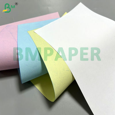 60 غرام 70 غرام أزرق أصفر لون NCR ورق بلا كربون في 31 x 43 بوصة