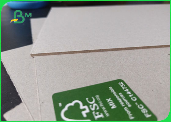 Thinkness 2.4mm الصف AAA AA nondeformable رمادي اللوح لصناديق التعبئة