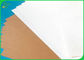 ورق كرافت أبيض مبيّض معتمد من إدارة الغذاء والدواء ISO ، Virgin Papel Kraft 60gr إلى 200 جرام