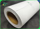 أبيض اللون الحرارية ورقة لاصقة PVC والدليل على 40 * 30CM للطباعة رمز شريط
