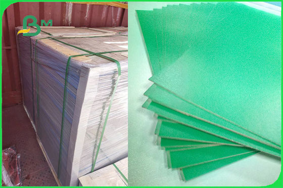 1.3mm 1.5mm Blue Green Lacquered Solid Paperboard For Dresser Nightstand Boxes