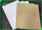 ورق كرافت مع ورق جانبي معتمد من قِبل FSC في صفائح جانب واحد أبيض 32 × 40 بوصة