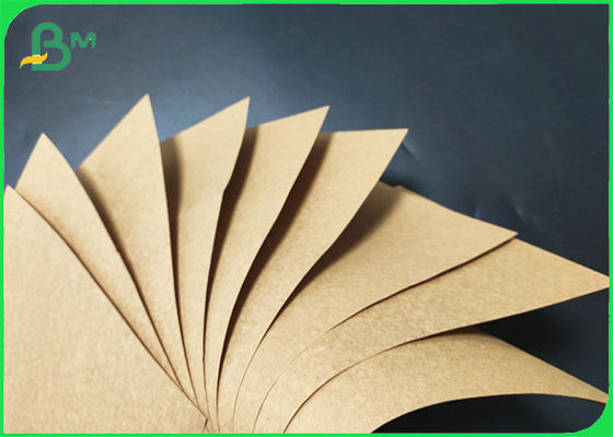 135 غرام 400 غرام ورق الكرافت البني القابل لإعادة التدوير لتحميل الأغذية