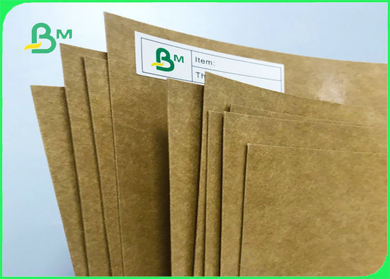 مقاوم للماء جانب واحد 350GSM + 18G ورق الكرافت المطلي PE لتغليف المواد الغذائية