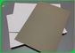 لوح رمادي قابل لإعادة التدوير 1.2 مم مع ورق أبيض مصقول من جانب واحد للكتب