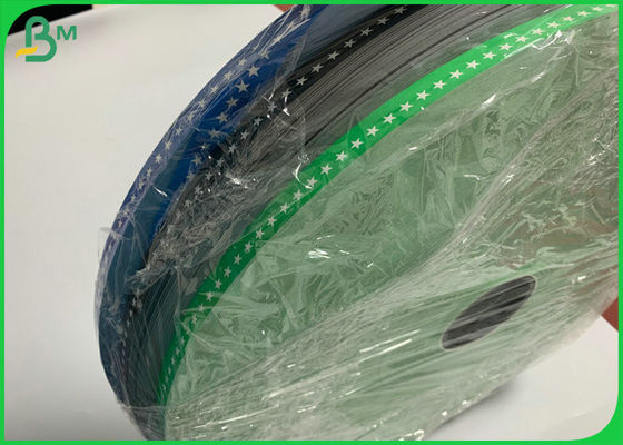 ورق قاعدة سترو مطبوع 13.7 مم 120 جرام لصنع القش مقاوم للماء معتمد من إدارة الغذاء والدواء