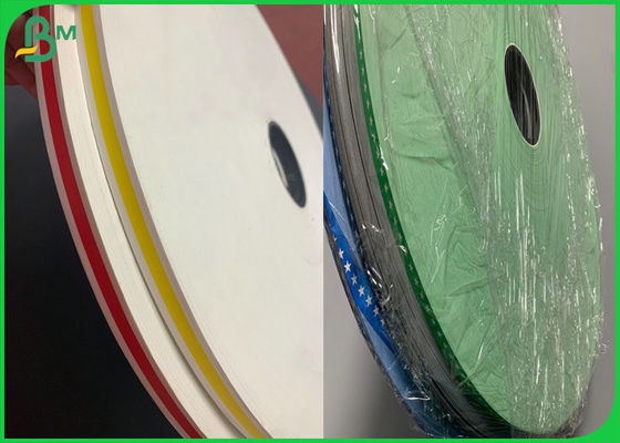 ورق قاعدة سترو مطبوع 13.7 مم 120 جرام لصنع القش مقاوم للماء معتمد من إدارة الغذاء والدواء