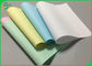 3 أجزاء من ورق الطباعة NCR الخالي من الكربون باللون الأزرق الفاتح الوردي والأخضر
