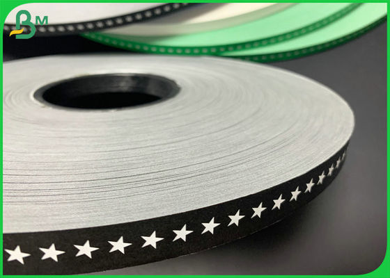 الغذاء الصف مشقوق 60gsm 15mm اللون الأسود ورق القش المطبوع لشرب القش