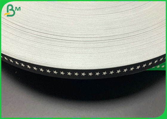 الغذاء الصف مشقوق 60gsm 15mm اللون الأسود ورق القش المطبوع لشرب القش