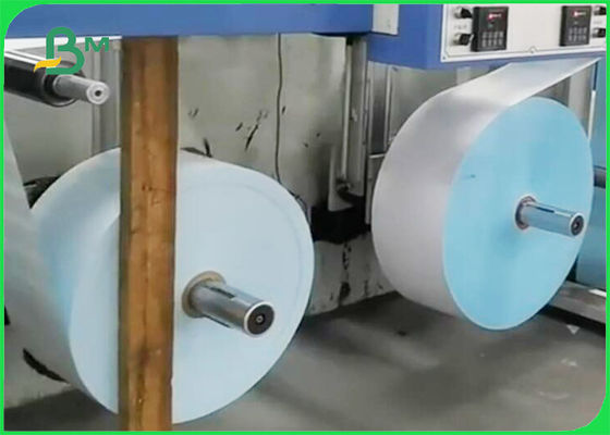 ورق استلام 55 جرامًا أبيض جامبو رولز زلات ورق ATM 40 بوصة لفة