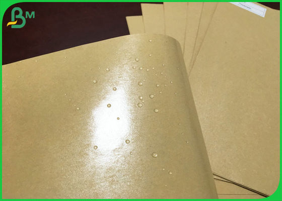 150gsm ماء ورق الكرافت البني مع PE المغلفة لحقيبة المكسرات