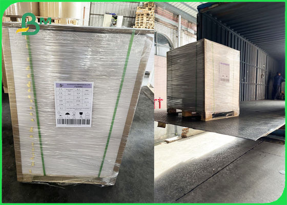 ورق لاصق لامع فاخر قابل للطباعة 80gsm أبيض ناصع ناعم