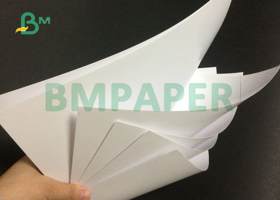 80 # 100 # نص لامع مطلي على الوجهين ورق أبيض ممتاز في ورقة 23 × 35 بوصة