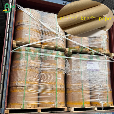 60 غرام 70 غرام ورق الكرافت غير مطلي البني المقوس للحزمة 1100mm 1200mm