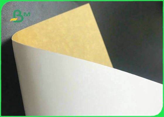 صديقة للبيئة بيضاء أعلى كرافت العودة 250gsm - 360gsm لحزم المواد الغذائية