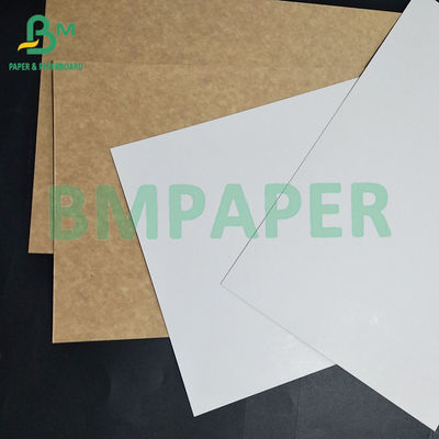 270 غرامة 350 غرامة الصف الغذائي جانب واحد مغلفة البني ظهر ورق الكعكة مربع