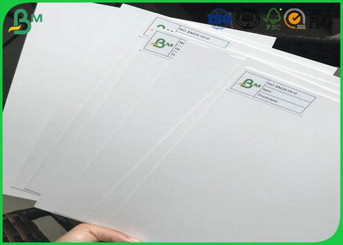 FSC Certified 200g 250g 300g 350g One Side المغلفة Ivory Board Paper لطباعة بطاقات الاسم